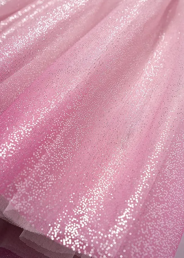 Abel & Lula Girls Tulle Skirt - Rose Pink Ombre