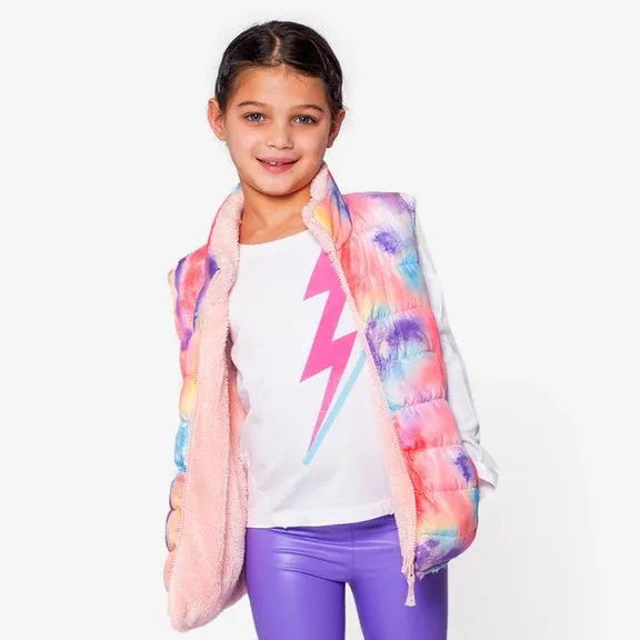 Appaman Girls Reversible Vest  E5GRV  Cotton Candy *