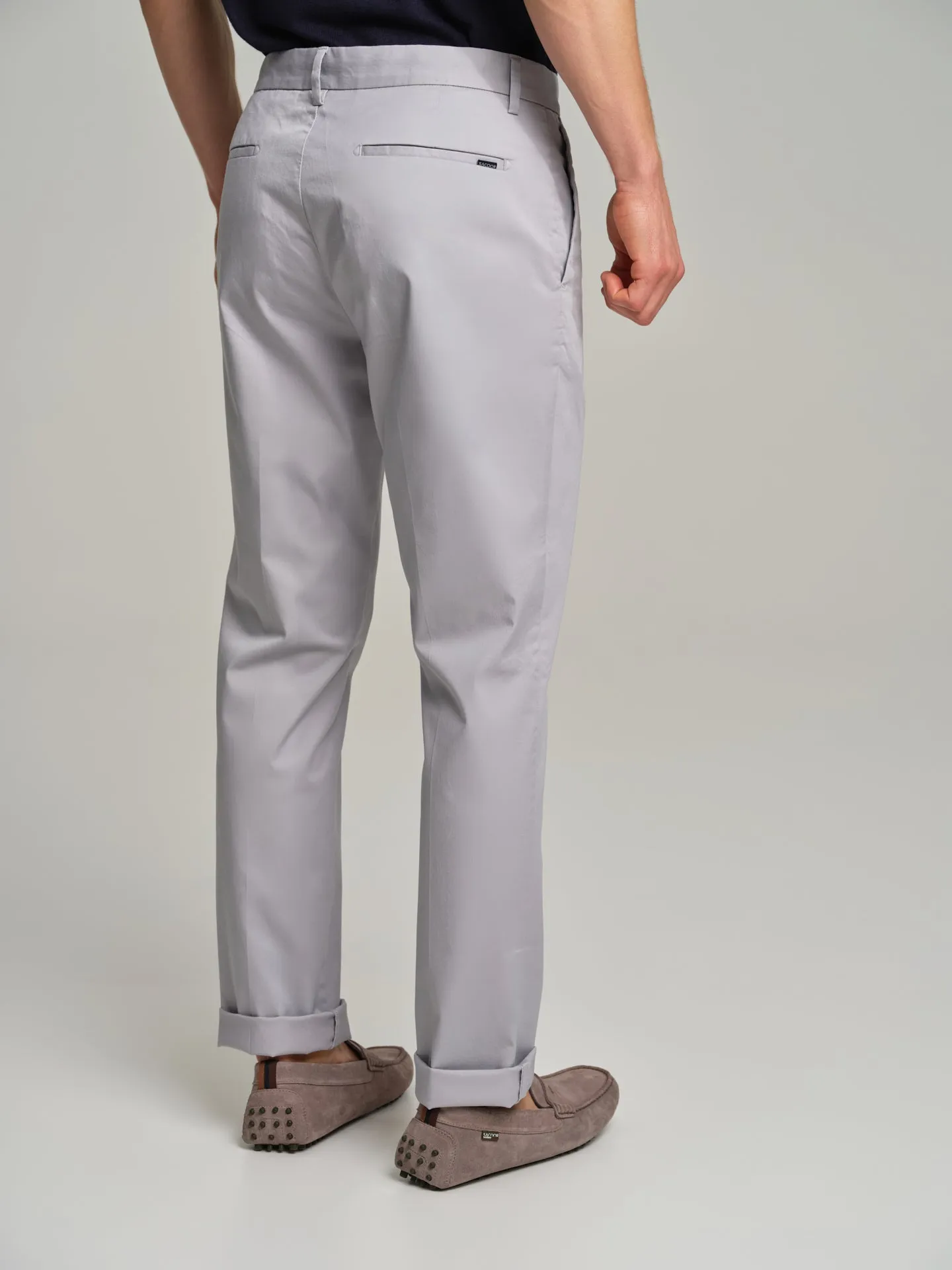 Basic slim fit chino trousers