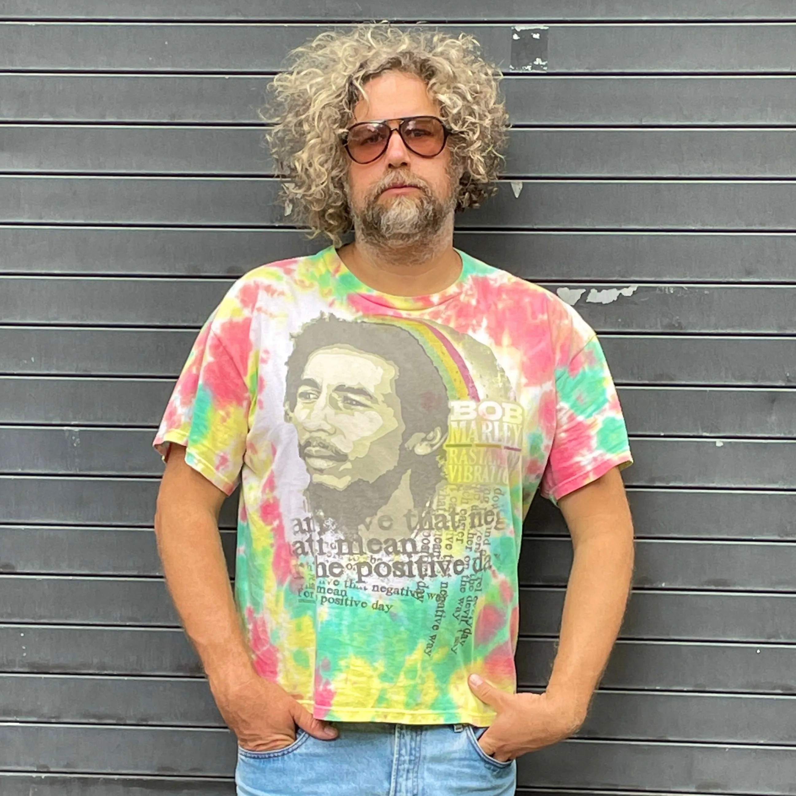 Bob Marley Tie-Dye Tee | XL
