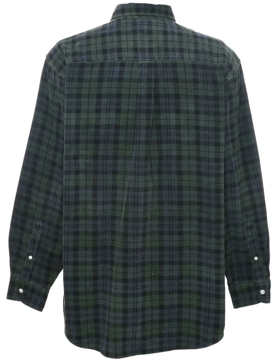 Britches Corduroy Checked Shirt - XL