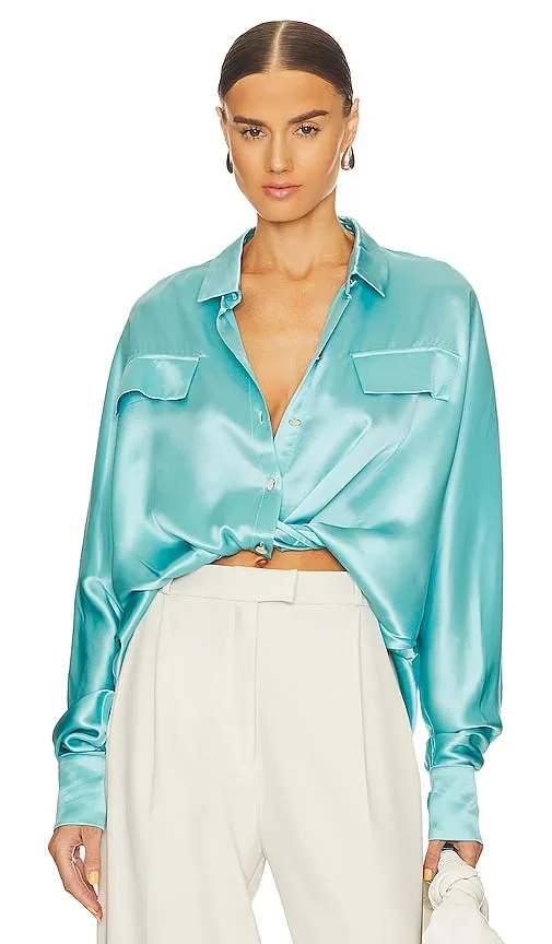Bubish Celeste Shirt Blouse in Teal