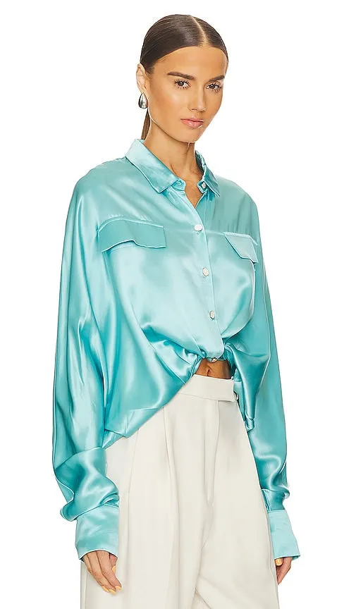 Bubish Celeste Shirt Blouse in Teal