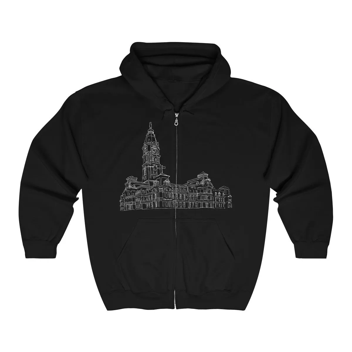City Hall - Unisex Heavy Blend™ Full Zip Hooded Sweatshirt