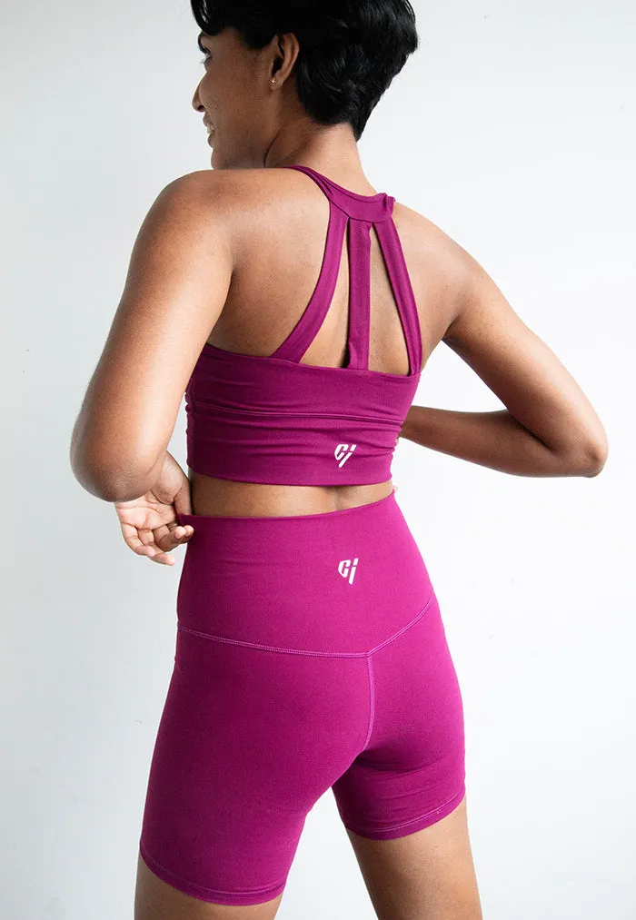 Club Iconica Attitude Shorts - Dark Berry