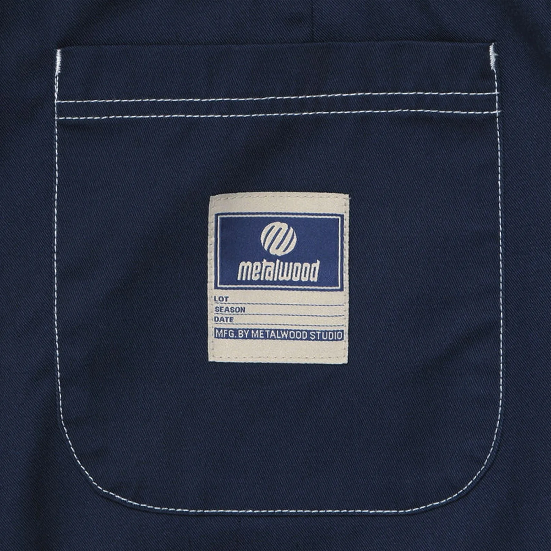 Contrast Stitch Chino Pant Navy - SS23