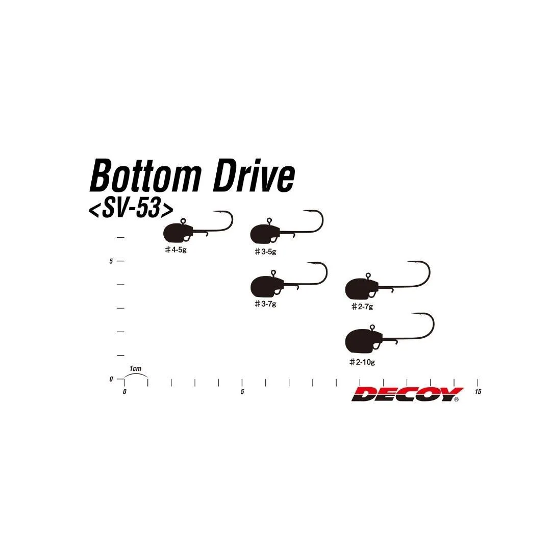 DECOY JIG HEADS SV-53 Bottom Drive