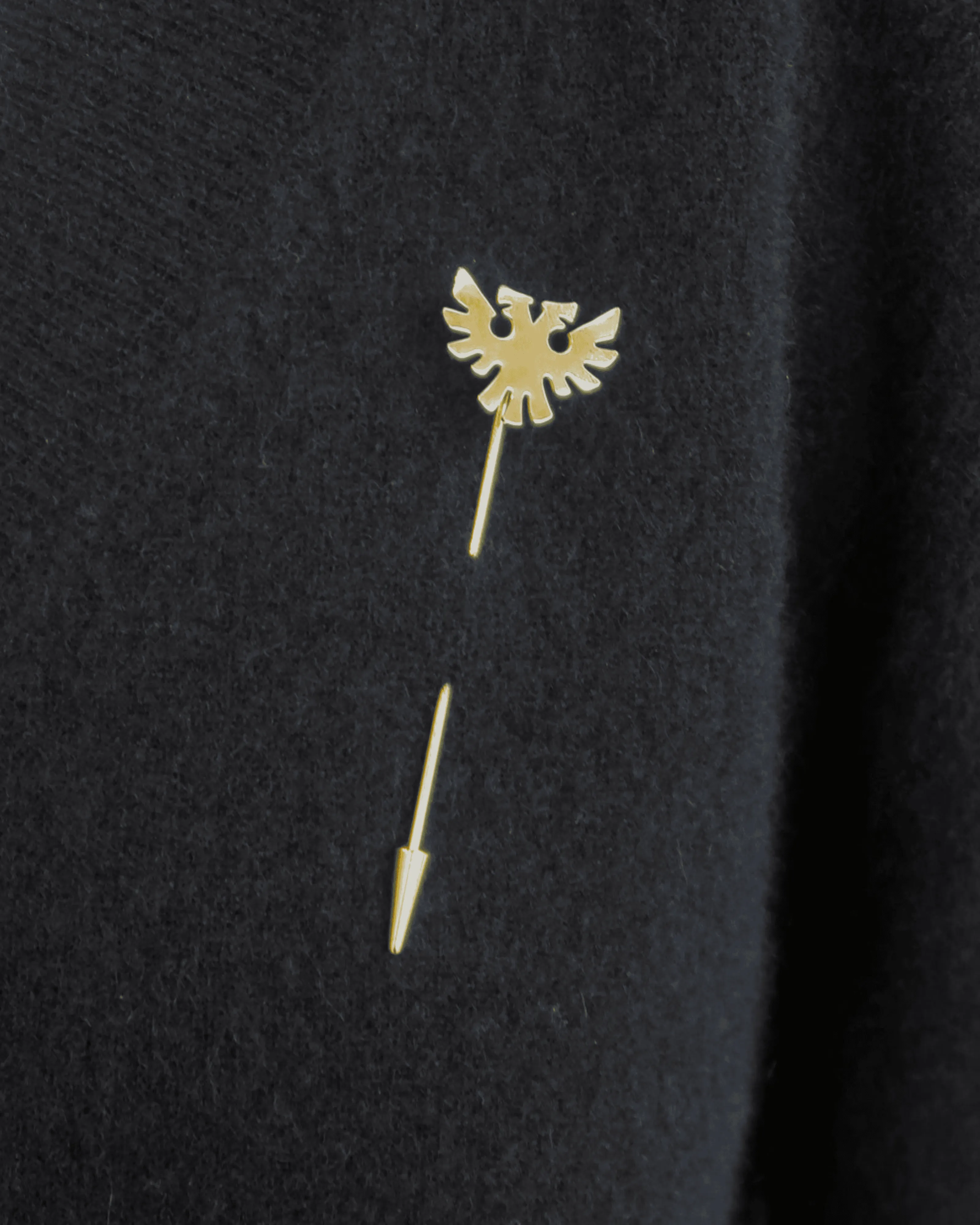 Double Headed Eagle Pin - Gold