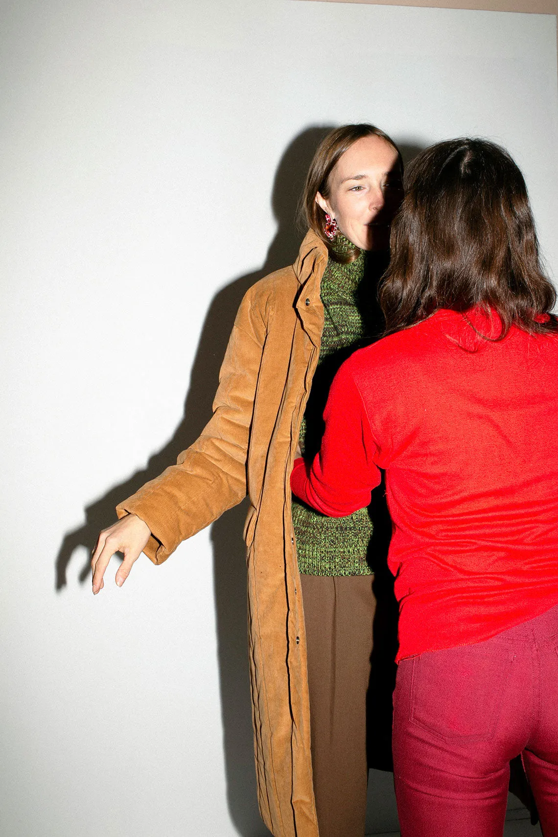 Ginger Corduroy Puffer Coat