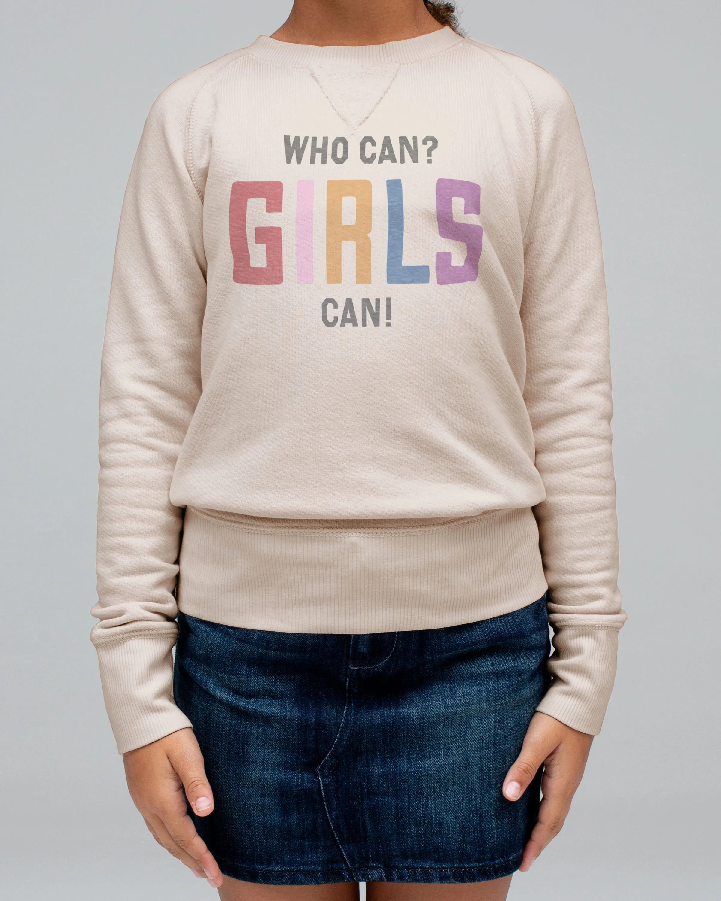 GIRLS WHO CAN GIRLS CAN PULLOVER
