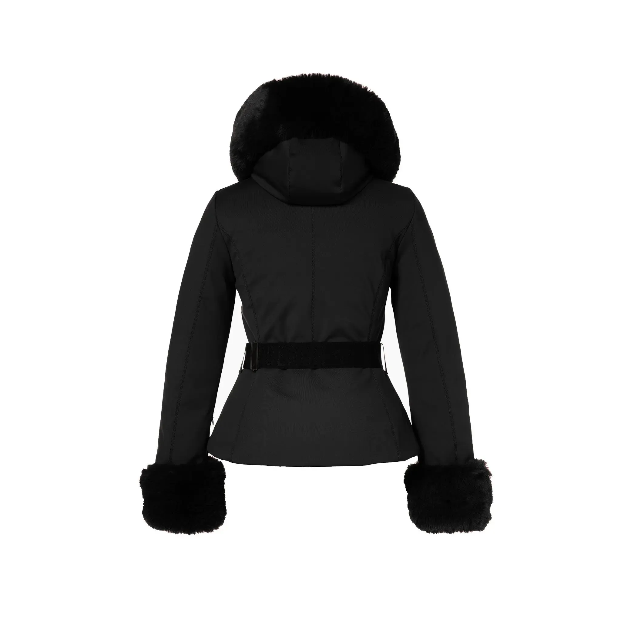 GISELLE Faux Border Jacket - Black