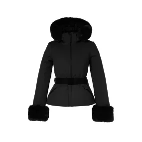 GISELLE Faux Border Jacket - Black