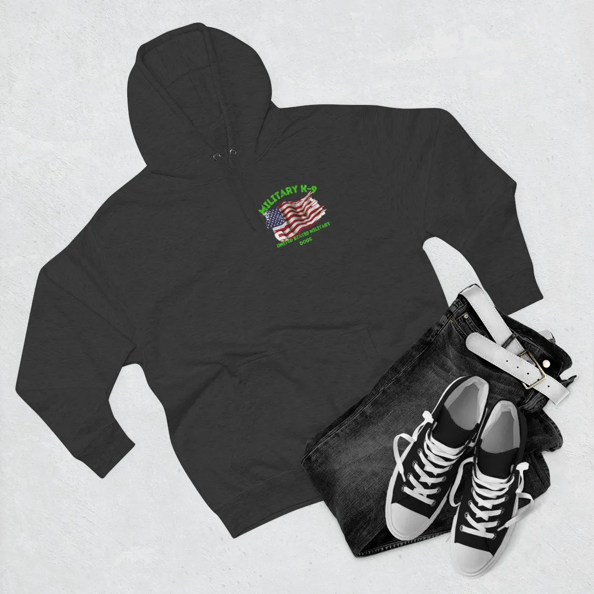 Hoodie ( Military K 9 Unit ) Military Style