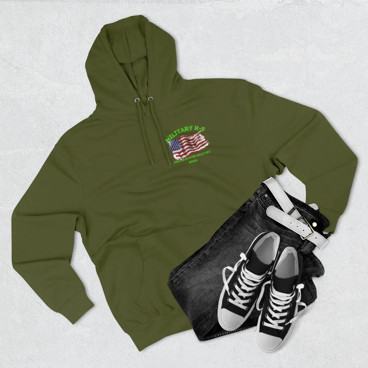 Hoodie ( Military K 9 Unit ) Military Style