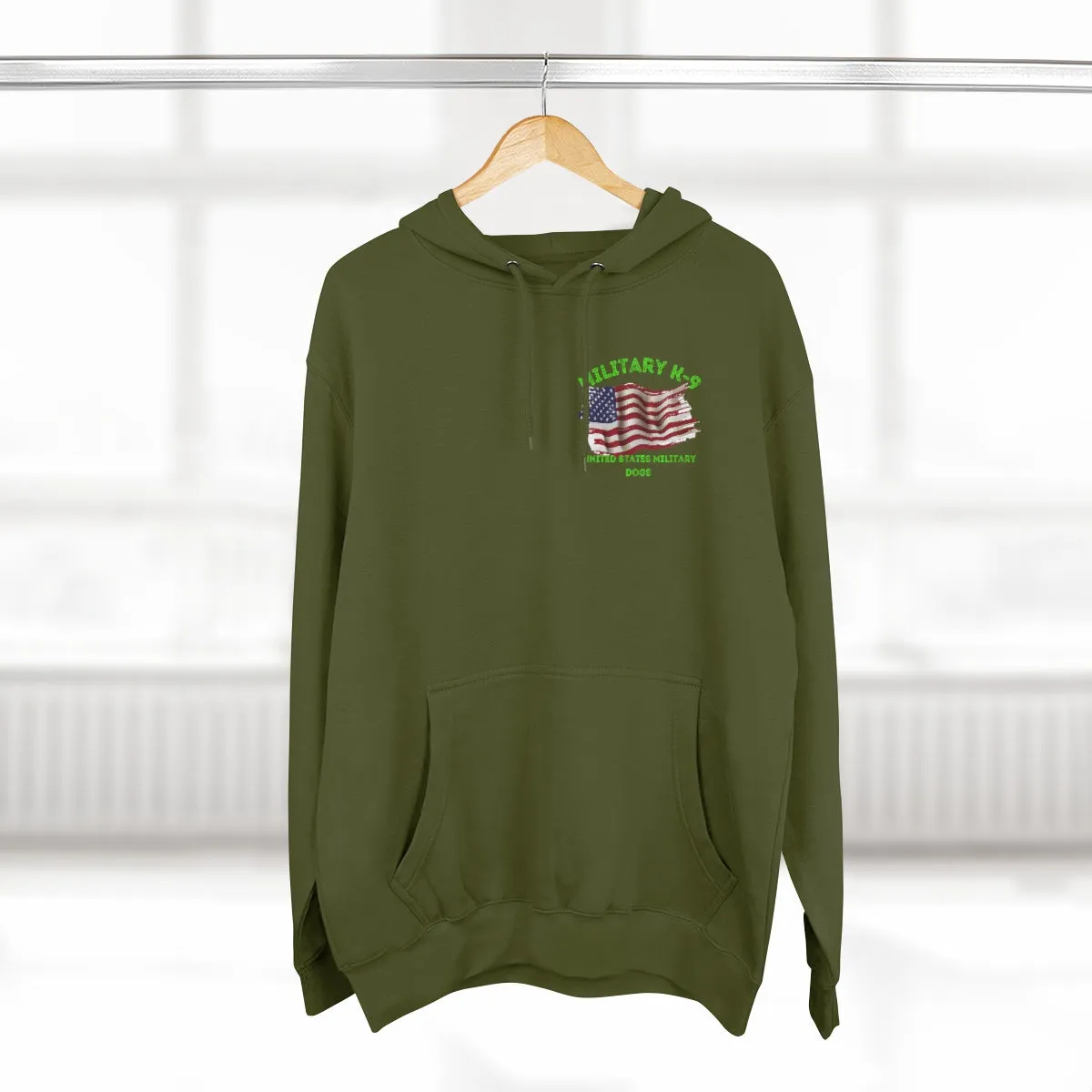 Hoodie ( Military K 9 Unit ) Military Style