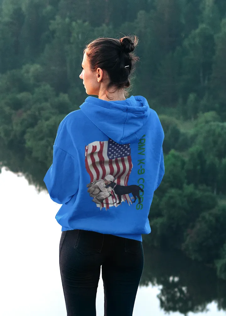 Hoodie ( Military K 9 Unit ) Military Style