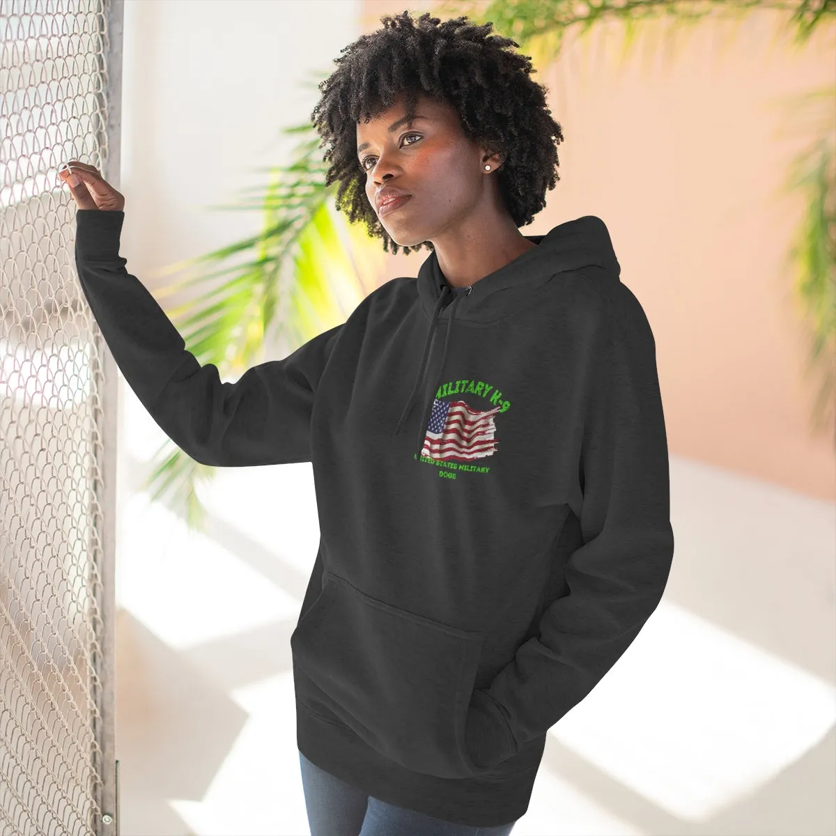 Hoodie ( Military K 9 Unit ) Military Style