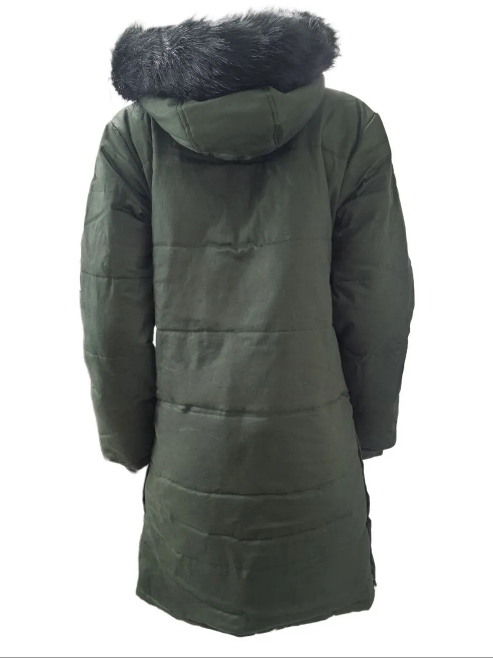 HoodLamb Women's Deep Army Green Hemp Nordic Puffer #W18LNU NWT