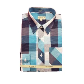 Madison - Micro Line Checked Shirt