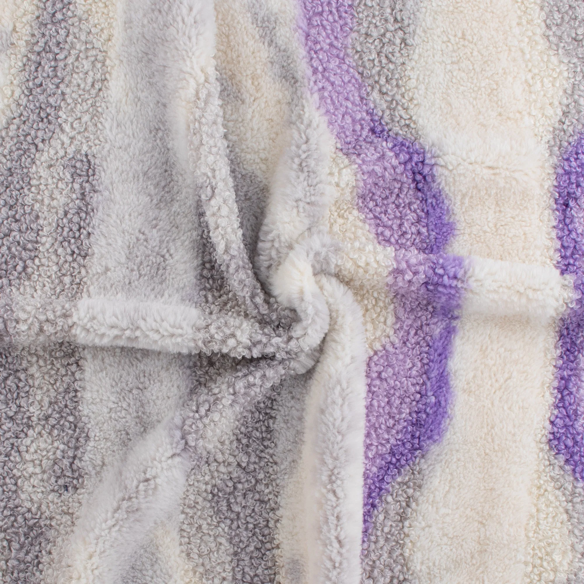 MARBLED Fur - 001 - Lilac & Grey