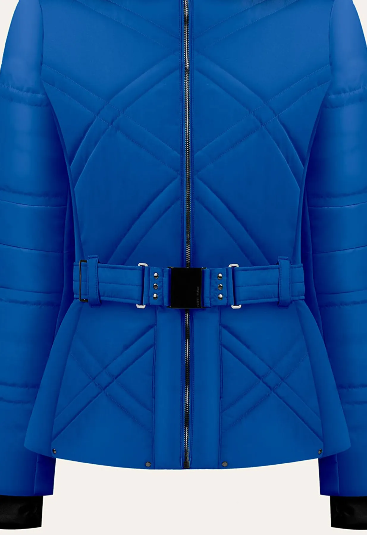 Poivre Blanc W24-1003 Ski Jacket in Blue with Faux Fur trim