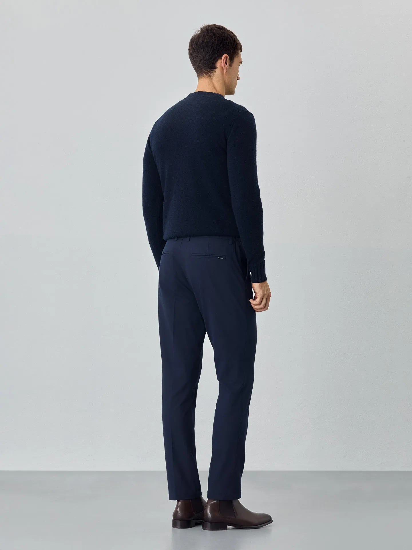 Slim fit bi stretch chino trousers