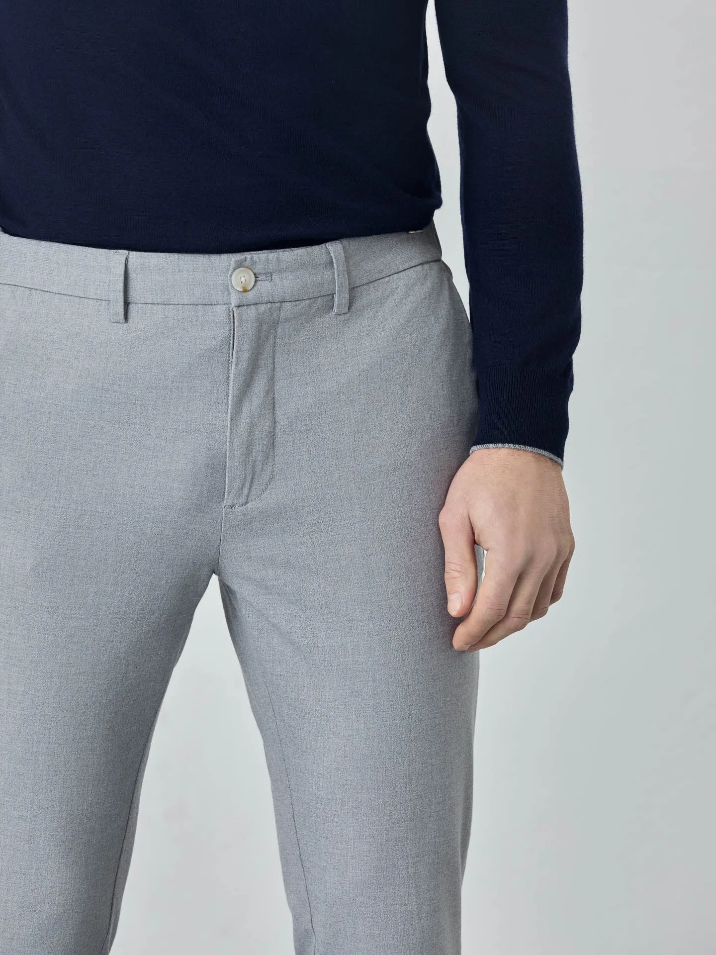 Slim fit bi stretch chino trousers