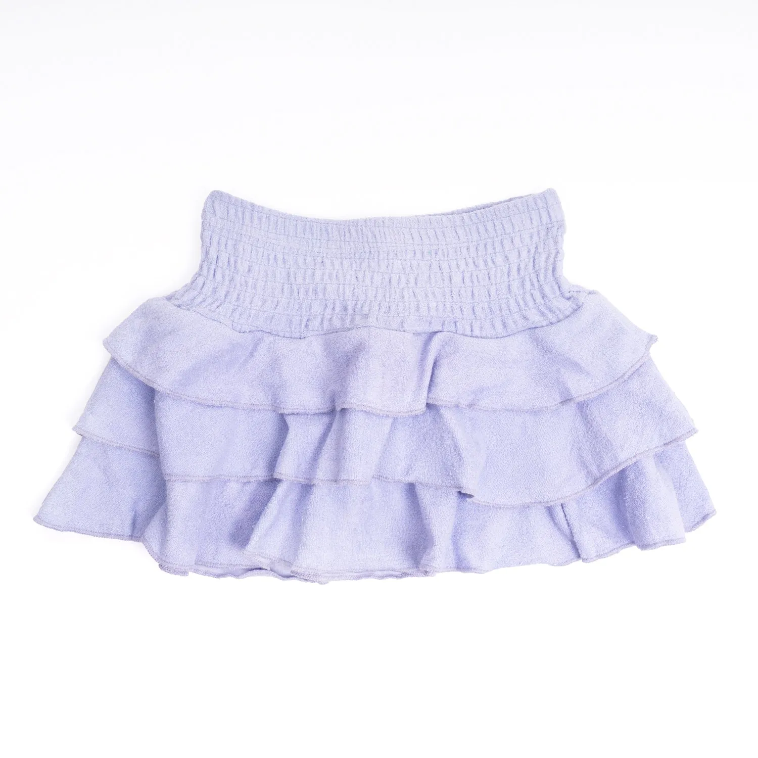 Smocked Terry Skirt