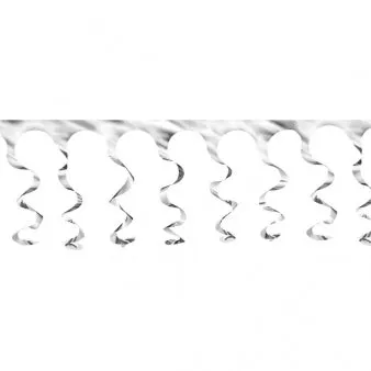 Spiral Garland - Silver