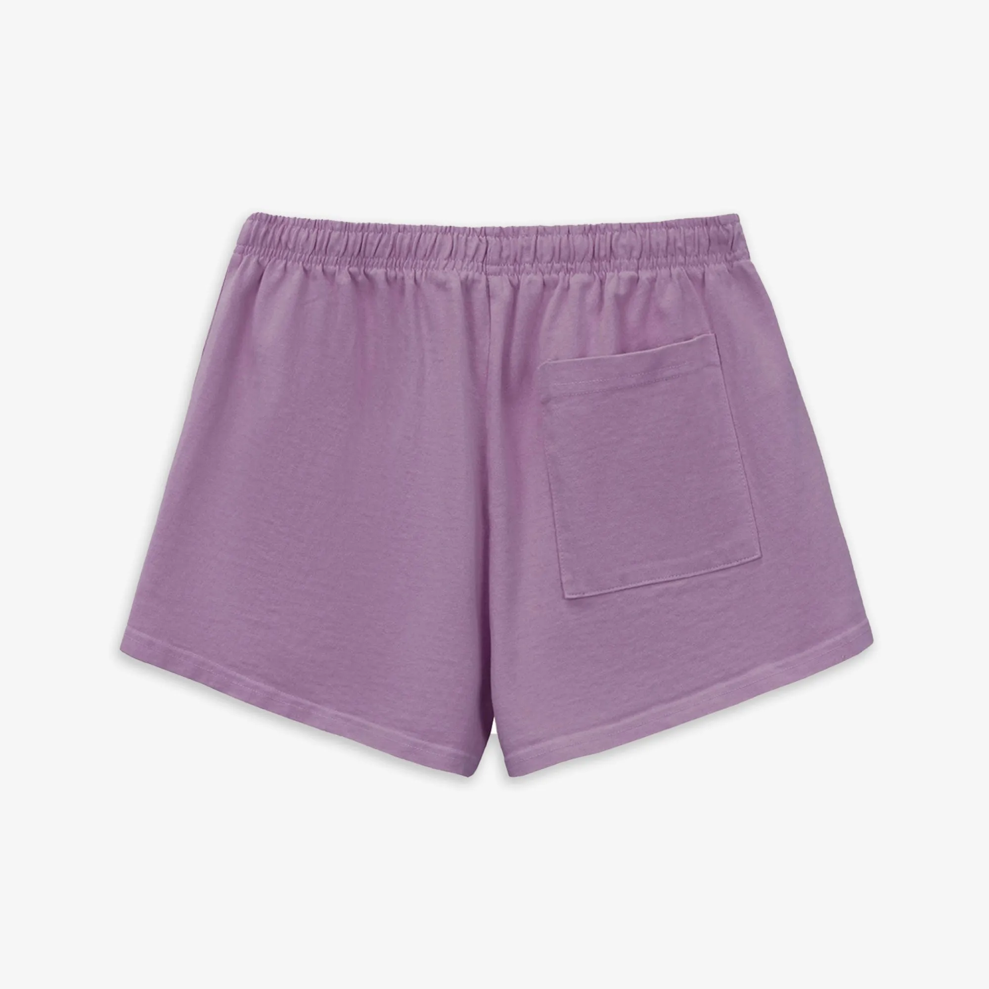 SPORTY & RICH | WMN'S HEALTH INITIATIVE DISCO SHORT { SOFT LAVENDER/WHITE