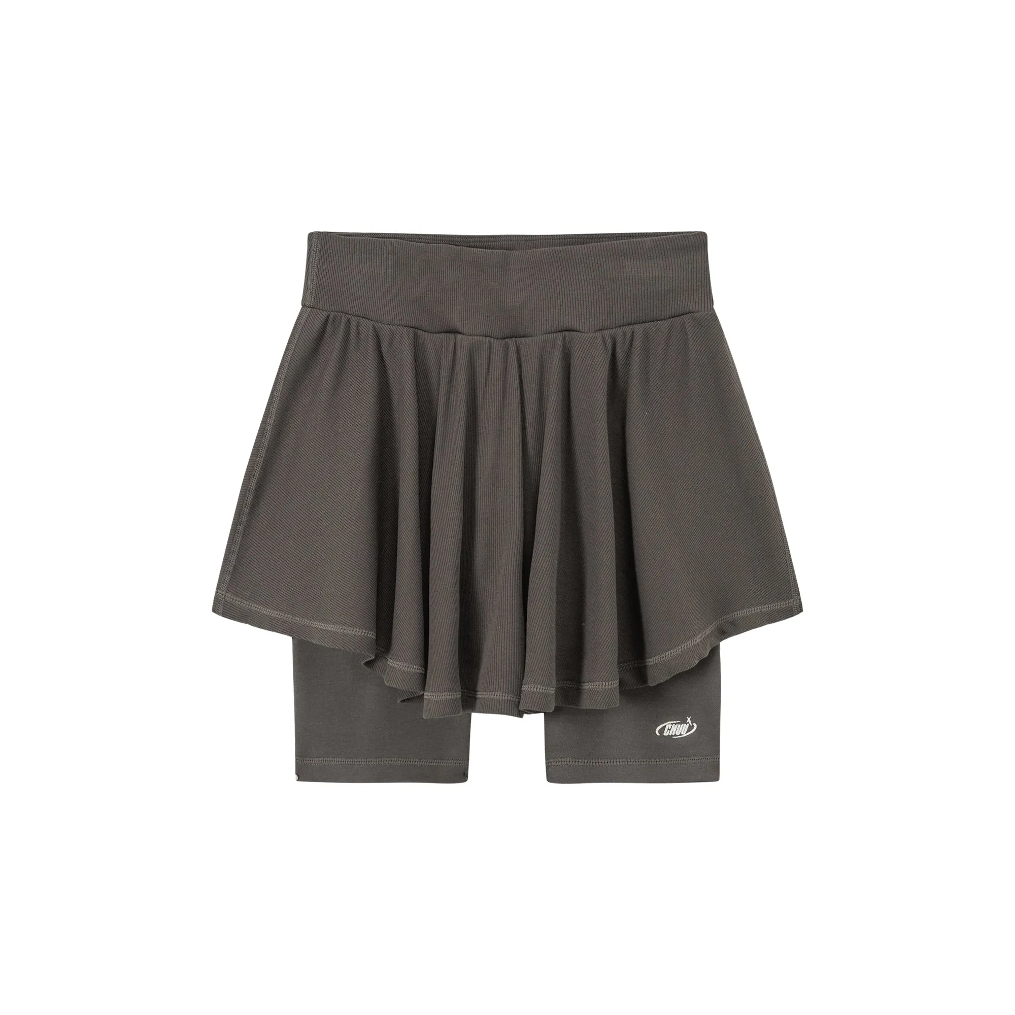 Sporty Daily Biker Shorts And Tennis Skirt