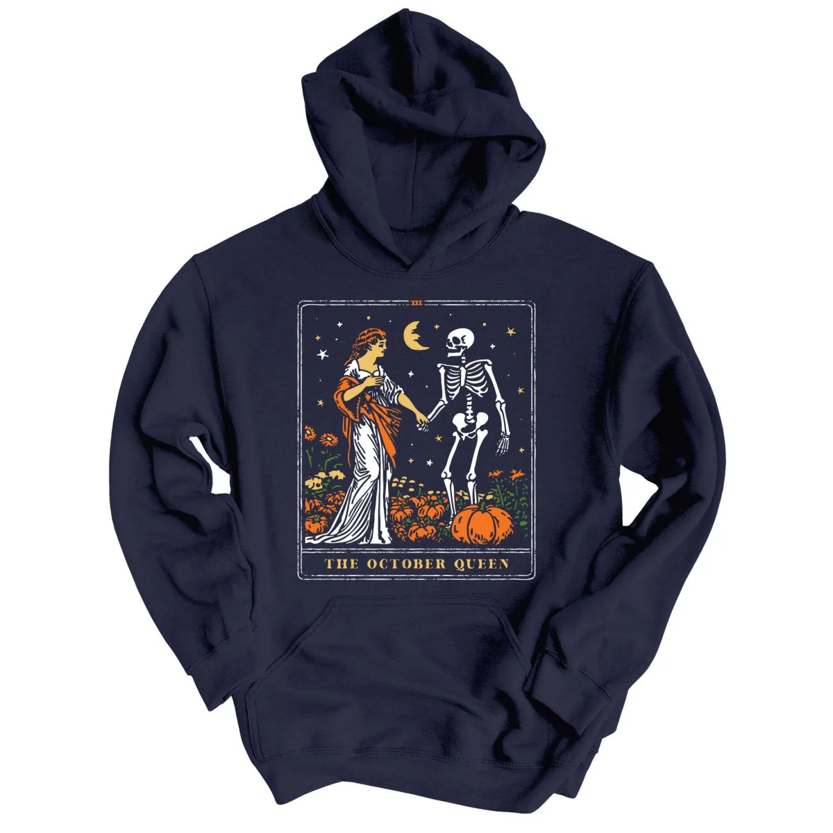 The October Queen Tarot Card Hoodie