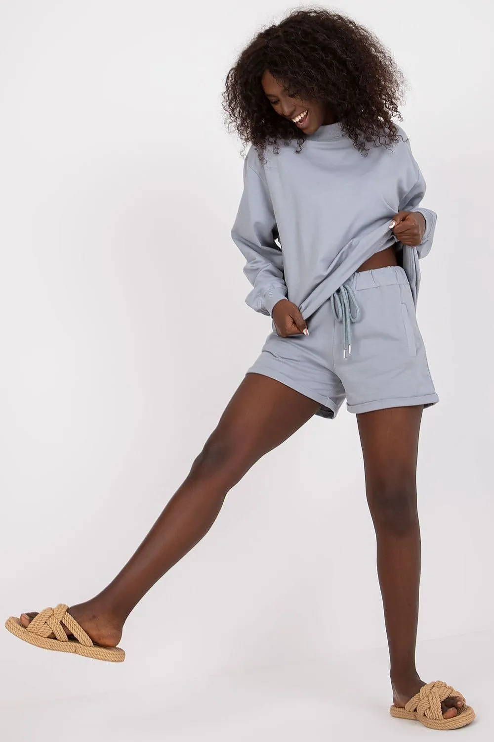 Tied Straight Sporty Shorts