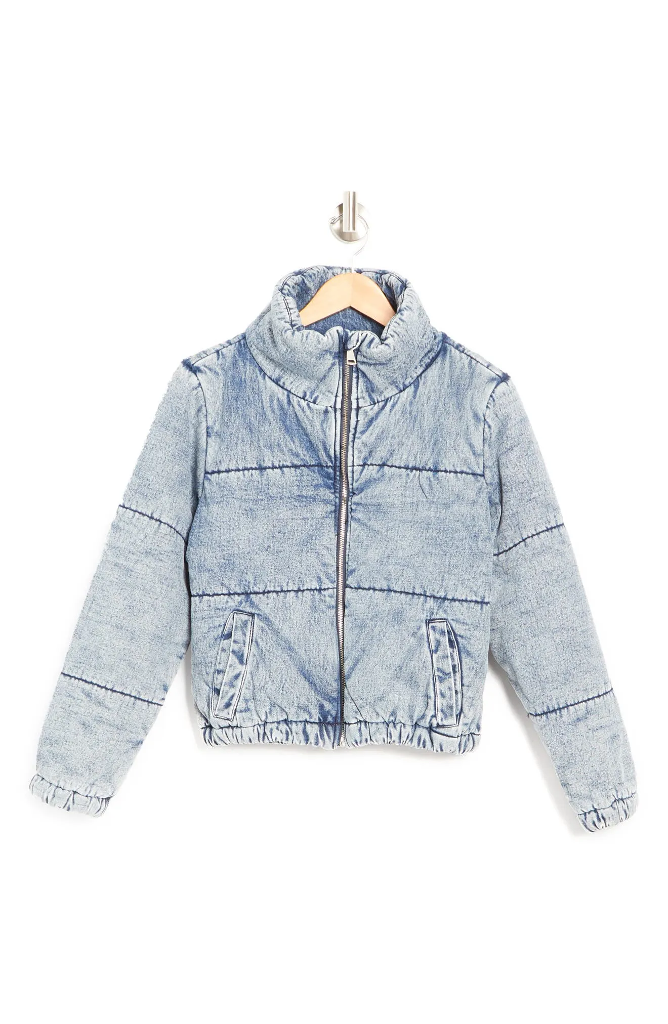 VIGOSS Denim Puffer Jacket