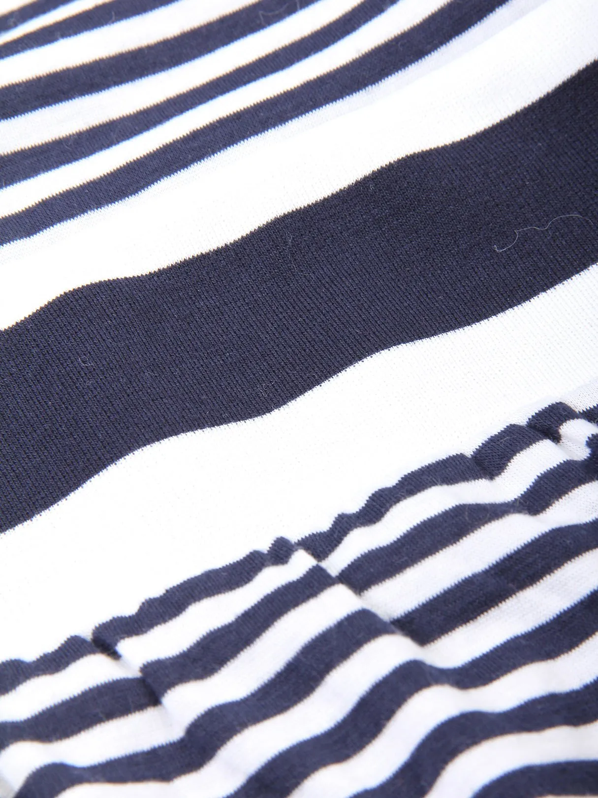 Wholesale Round Neck Half Sleeve Stripe Zip Back Casual Dresses