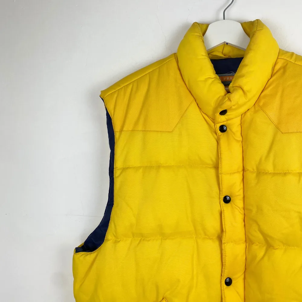 Yellow Puffer Bodywarmer - LARGE