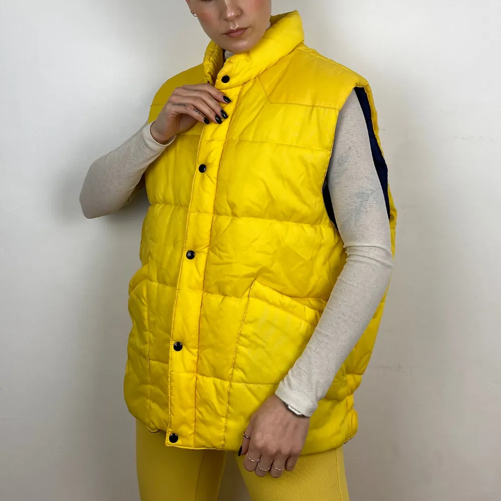 Yellow Puffer Bodywarmer - LARGE