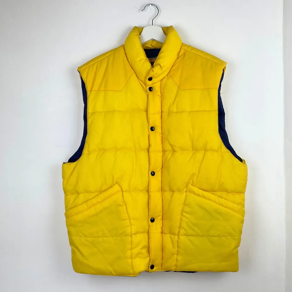 Yellow Puffer Bodywarmer - LARGE